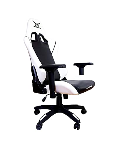 MOUBA Silla Gaming Silla Oficina Sillón Gamer Apoyabrazos 4D Diseño Ergonómico Función de Inclinación Soporta hasta 150 kg Colores (Blanco-Negro) Amarillo roja Azul Blanca Purpura Lila (Lila)