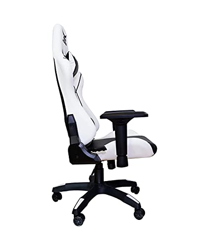 MOUBA Silla Gaming Silla Oficina Sillón Gamer Apoyabrazos 4D Diseño Ergonómico Función de Inclinación Soporta hasta 150 kg Colores (Blanco-Negro) Amarillo roja Azul Blanca Purpura Lila (Lila)