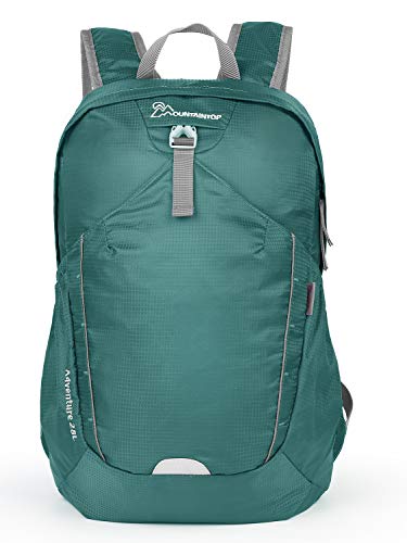 MOUNTAINTOP Mochila Plegable Unisex 28L Mochila Ligera Impermeable Mochila de Senderismo Ultraligera Mochila de Marcha Plegable Mochila para Deportes al Aire Libre Senderismo Bici Viajes Acampada