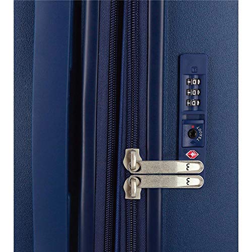 Movom Tokyo Maleta grande Azul 52x78x31 cms Rígida Polipropileno Cierre TSA 109L 4,8Kgs 4 Ruedas dobles Extensible