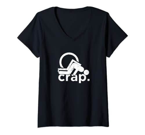Mujer Funny Handicap Shirt Disabled Amputtee Tee Humor Silla de Ruedas Camiseta Cuello V