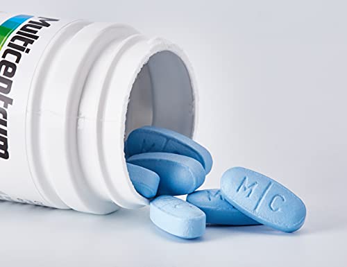 Multicentrum Complemento Alimenticio Multivitaminas con 13 Vitaminas y 11 Minerales, Sin Gluten, para Adultos y Adolescentes a Partir de 12 Años, 30 Comprimidos
