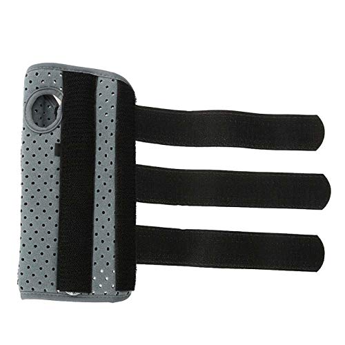 Muñequera con cierre de velcro, férula de muñeca para aliviar el dolor de muñeca, túnel carpiano, para fijación y corrección, vendajes de muñeca para estabilización de la mano (izquierda)