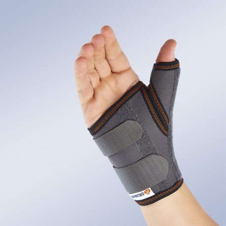 MUÑEQUERA SEMIRRÍGIDA INMOVILIZADORA CON FÉRULA DE PULGAR MANUTEC - IZQUIERDO, 4