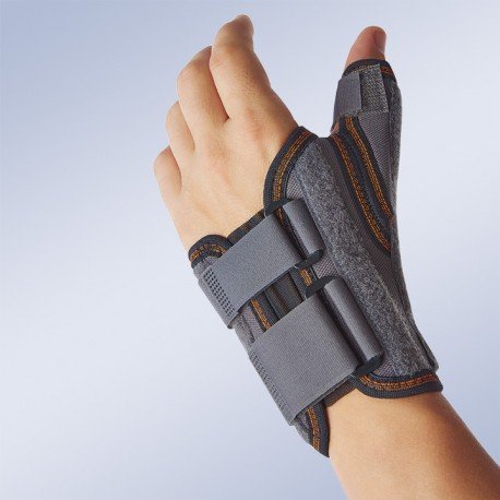 MUÑEQUERA SEMIRRÍGIDA INMOVILIZADORA CON FÉRULA DE PULGAR MANUTEC - IZQUIERDO, 4