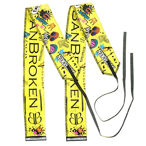 Muñequeras BANBROKEN (1 PAR) Estabilidad en muñecas para Fitness, Gimnasio, Crossfit, Calistenia, Halterofilia, Pesas - Hombre, Mujer -Talla Única (2unds)… (Amarillo)