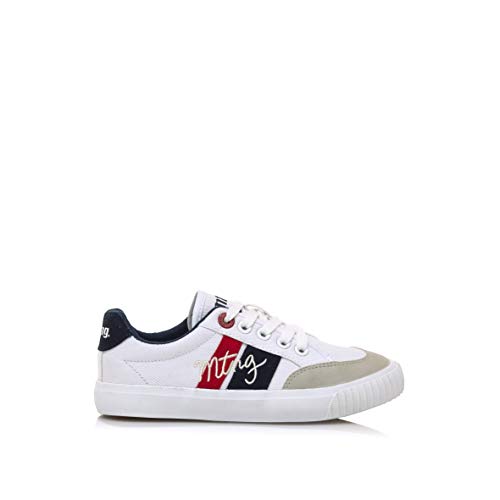 Mustang 48190, Deportivo, Canvas 3 Blanco, 35 EU