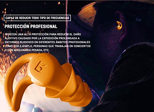MUTE EARPLUGS. Tapones de oidos reutilizables diseñados para cancelar el ruido y así poder dormir mejor. También son impermeables y perfectos para el baño y la piscina.