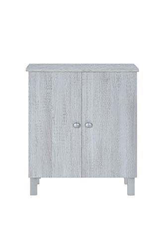 MyosHome - Mueble Zapatero Roble Polar De 60 x 33 x 70 cm Iris