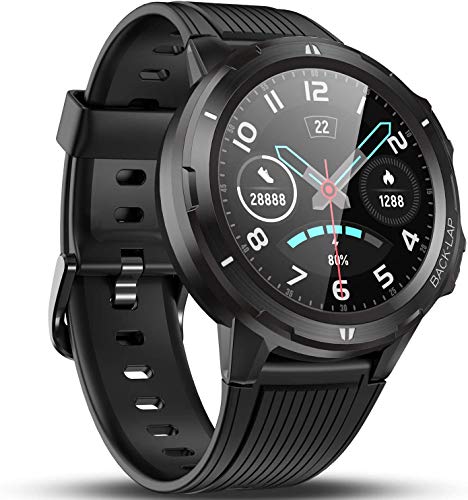 Naack Bluetooth Smart Watch Pantalla táctil IP68 Impermeable Frecuencia cardíaca Monitoreo de la presión Arterial Salud Deportes Fitness Rastreador Pulsera de Actividad Compatible con iOS y Android