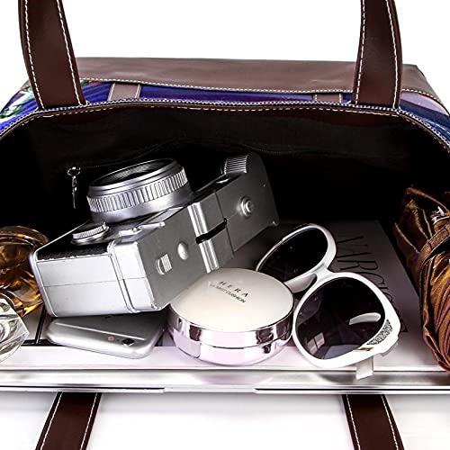 NaiiaN Bolsos de hombro Bolsos Bolso de mano para madres Mujeres Niñas Señoras Estudiante Ligero Correa Monedero Compras atardecer 4 de julio en el día de la dependencia