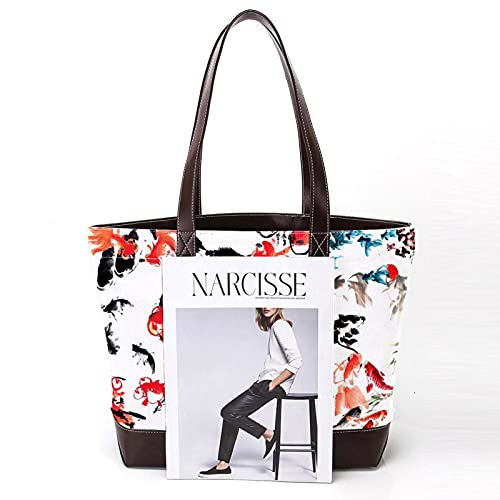 NaiiaN Correa de peso ligero para madres, mujeres, niñas, señoras, monedero para estudiantes, bolsos de hombro para compras, bolso de mano para carpa, bolsos