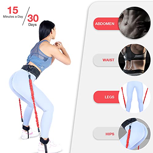 NamNiub Bandas Elásticas Fitness, Bandas de Resistencia Multifunción para Ejercicios Todo en 1, Gomas Elasticas Fitness con Guía de Ejercicios, Cintas Elásticas Musculación con Bolsa de Almacenamiento