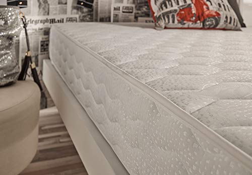 Naturalex | Focus | Colchón 180x200 Cm Viscoelástica Combinada con Látex | Multicapa Reversible 7 Zonas Diferencias de Confort Adaptativo | Tecnología AirFresh Ventilación Constante | Hipoalergénico