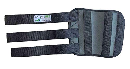NATURE PET - Vendaje de la articulación carpometacarpiana de Perro para Deporte/Vendaje de Soporte para Perros CarpoLock Sport - Gris - L