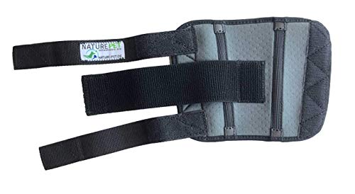 NATURE PET Vendaje para la articulación carpometacarpiana de Perro/Vendaje de protección de la articulación carpiana/Vendaje de protección de Perros Carpolock Medium Gris - XL