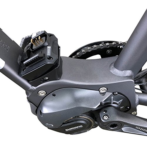 NC-17 Connect Carcasa Conector de alimentación E-Bike, Puerto de batería Power Cover, Negro, 4073