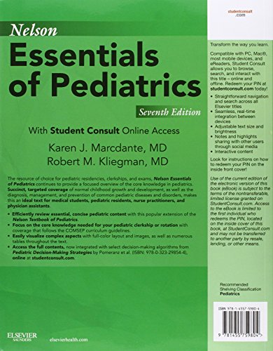 Nelson Essentials of Pediatrics: With STUDENT CONSULT Online Access, 7e