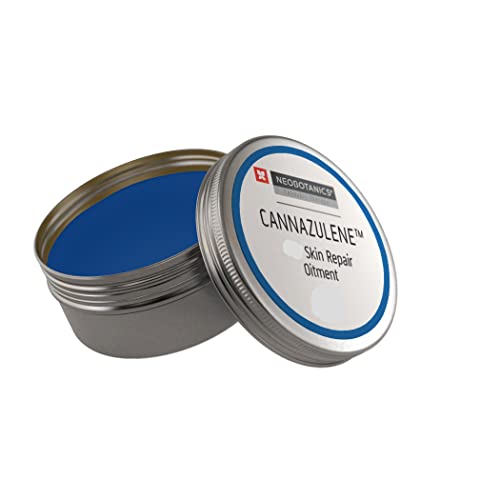 NEOBOTANICS® CANNAZULENE CBD pomada para heridas con el ingrediente activo cannabidiol. Apoya la curación natural de las heridas y la regeneración de la piel, reduce el riesgo de cicatrices.
