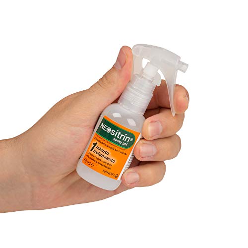 Neositrín Spray Gel Tratamiento para Eliminar Piojos y Liendres en 1 Minuto -60ml