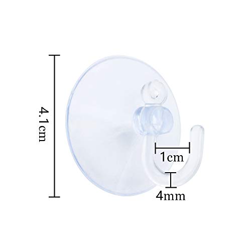 NewZC - 40 PCS Ganchos para Toallas con Ventosas para Colgar en La Pared o en La Ventana Ganchos con Ventosa para Toallas Esponjas y Otros Accesorios de Baño