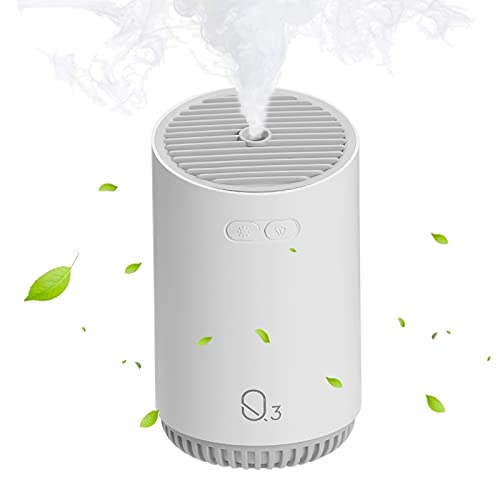 NiC IS COCNG Humidificador inalámbrico Humidificador portátil de Niebla fría, difusor inalámbrico de aceites Esenciales, Apagado automático, Funciona hasta 12 Horas (320 ml)
