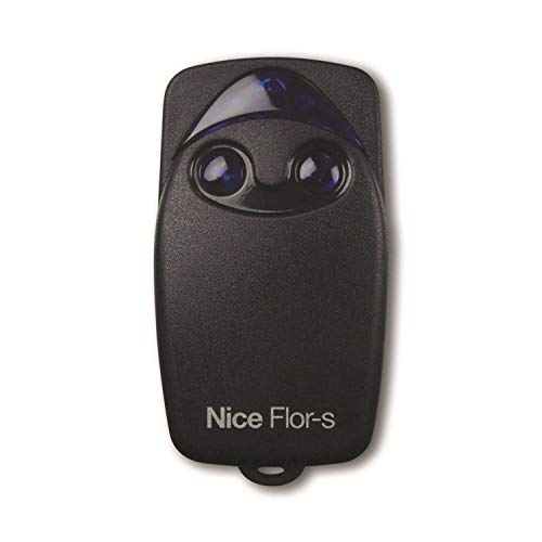 Nice FLO FLO2R-S - Mando Original para Puertas automáticas, 2 Botones, 433,92 MHz, Sistema «Rolling Code»