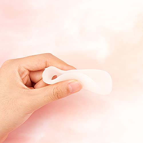 NICENEEDED 10Pcs Almohadilla Protectora de Cojín para Juanetes, Cojín de Protección de Gel Suave para el Dedo Gordo Del Pie, Separadores de Dedos Gordos para Aliviar el Dolor Por Fricción