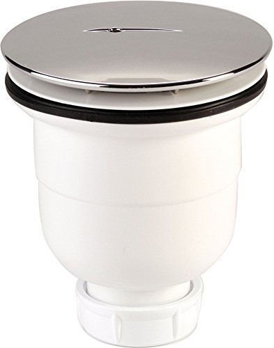 Nicoll - 92884 Válvula de desagüe de ducha - Sort Vert 790 0205110, color blanco