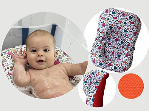 Nido de Baño Amarsupiel Premium | Baño Seguro Bebé Recién Nacido | Baño Bebé Accesorios | Bañera Recién Nacido | Fabricado en UE |
