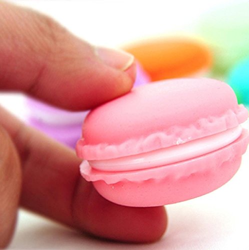 Nikgic. Bonita caja pastillero con forma de macaron, para también para joyas o dulces