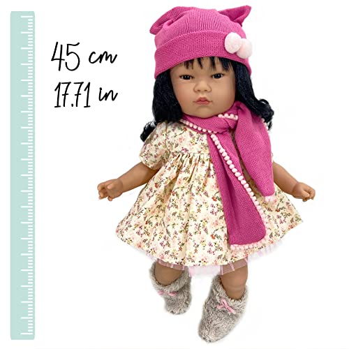 Nines Artesanals d'Onil-845 Muñeca Tai Flores, Multicolor (1) , color/modelo surtido