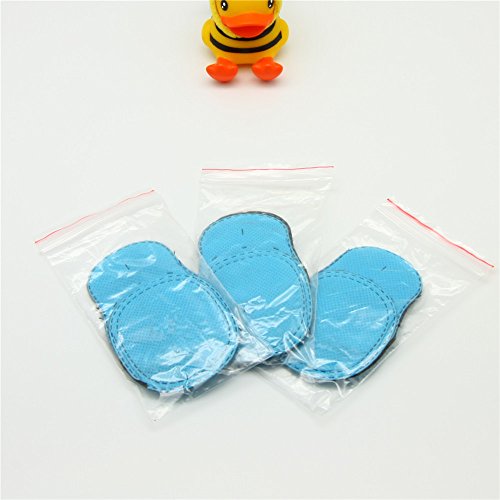 Niños ambliopía parches oculares 6pcs, niños astigmatismo estrabismo ojo perezoso parche para niños niñas visión entrenamiento (S, Azul)