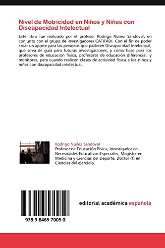 Nivel de Motricidad En Ninos y Ninas Con Discapacidad Intelectual