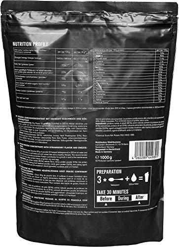 nu3 Proteína vegetal fresa + cookies & cream - 2kg de proteina vegana 3K en polvo con hasta 70% de proteína a base de 3 componentes vegetales - Proteínas para el crecimiento de la masa muscular