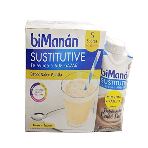 Nutrition y Santé Iberia SL BIOMANAN BATIDO DE CHOCOLATE 5 SOBRES + GRATIS UN BATIDO CACAO 300ML