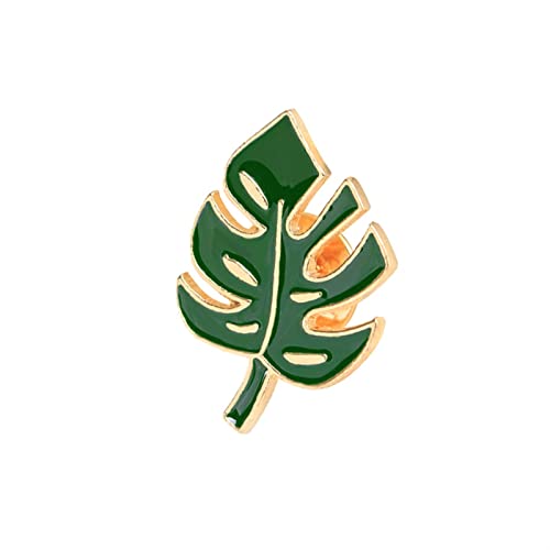NZQK Encantador Plantilla Planta Collar Zapato Labios Esmalte Broche Coco árbol Cactus Hojas Decorativo Ropa de Dibujos Animados Insignia (Metal Color : BH102)