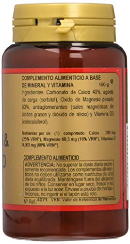 Obire Calcio 500 + Vitamina D - 100 Comprimidos