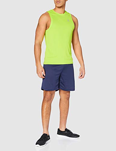 Odlo BL Top Crew Neck Reservorio Nikko F de Dry Axilas Camiseta, Primavera/Verano, Hombre, Color Acid Lime, tamaño XX-Large