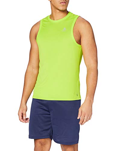 Odlo BL Top Crew Neck Reservorio Nikko F de Dry Axilas Camiseta, Primavera/Verano, Hombre, Color Acid Lime, tamaño XX-Large