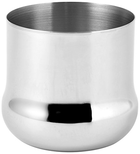 Officine Standard - Recipiente para cucharillas, Acero Inoxidable, 13 x 6 cm