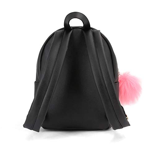 Oh My Pop! Oh My Pop! Cat-Mochila Fashion Shy Mochila Tipo Casual, 28 cm, 8 litros, Negro