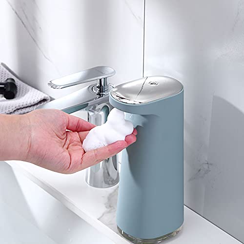 OISHO - Dispensador de jabón automático de 450 ml, dispensador de gel hidroalcohólico 450 ml con sensor infrarrojo