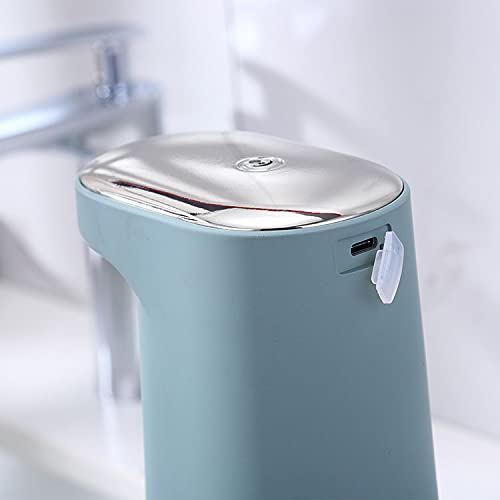 OISHO - Dispensador de jabón automático de 450 ml, dispensador de gel hidroalcohólico 450 ml con sensor infrarrojo