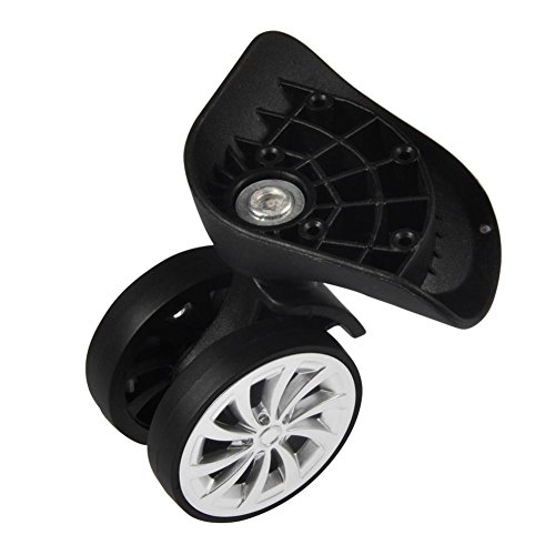 Okuyonic Ruedas Giratorias para Equipaje, Ruedas De Repuesto para Equipaje, Función Protectora, Rotación De 360 ​​Grados, Ruedas De Maleta para Reparar Ruedas Desgastadas