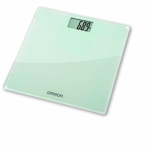 OMRON HN286 - Báscula digital de cristal, color blanco