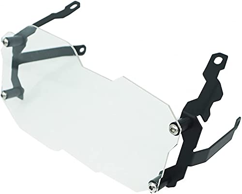 one by Camamoto cod 77280321 Funda, Protector de Faro Compatible para BMW 1200 GS R1200GS Adventure 2014-2020 R 1250 GS R1250GS ADV 2018-2020 (Transparente)