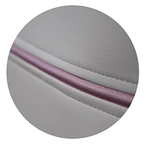 ONEK-DECCO Cabecero de Cama tapizado en Polipiel Mod. Madrid para Cama de Niños, Juveniles y Matrimonio (70 cm. Alto). (135x70, Blanco-Rojo)