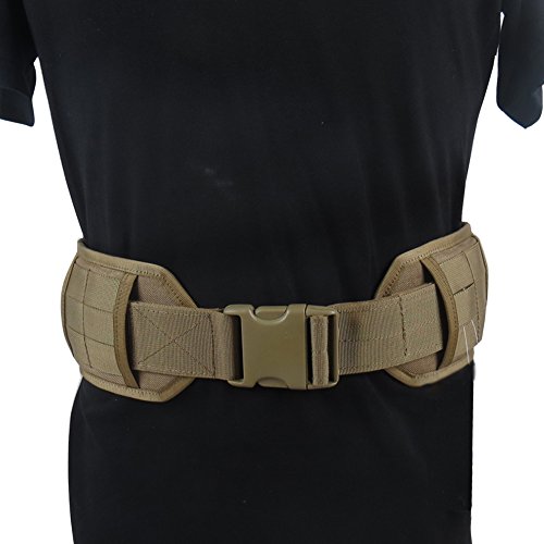 OneTigris Cinturón Molle Táctica Acolchada con Cintura de Protección Nylon 1000D para Combate, Uso al Aire Libre, para Airsoft y Paintball