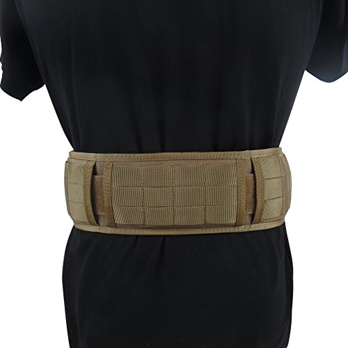 OneTigris Cinturón Molle Táctica Acolchada con Cintura de Protección Nylon 1000D para Combate, Uso al Aire Libre, para Airsoft y Paintball